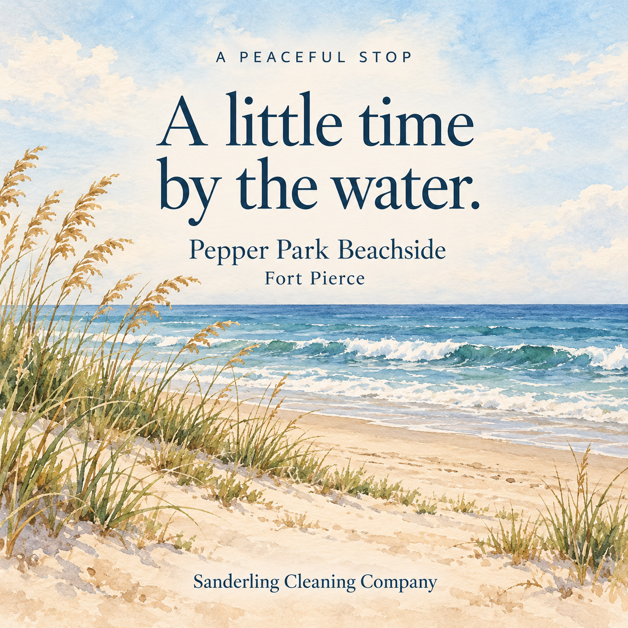 A short ocean pause at Pepper Park Beachside in Fort Pierce