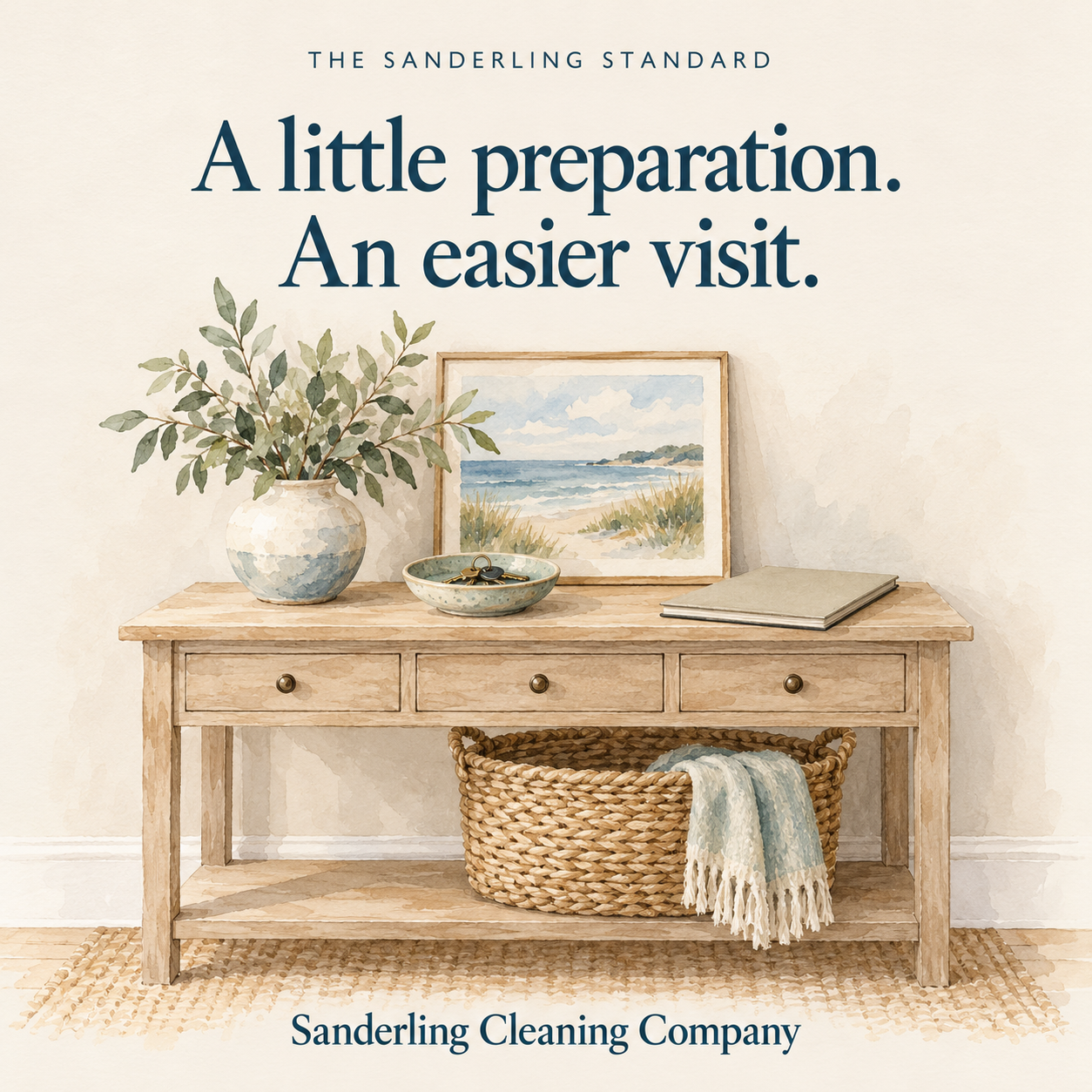 Before a cleaning visit: tell me what matters in your home